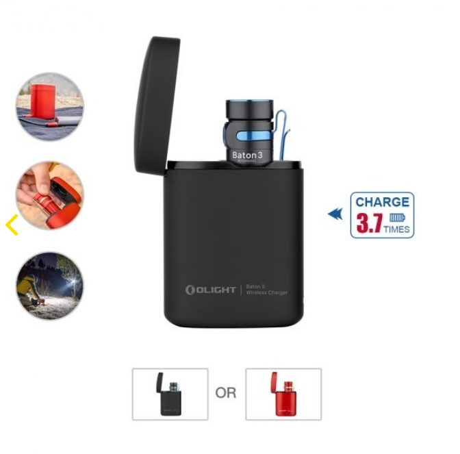 Load image into Gallery viewer, Olight Baton 3 rechargeable torch Premium Edition with wireless charging - compact 1200 lumen Olight