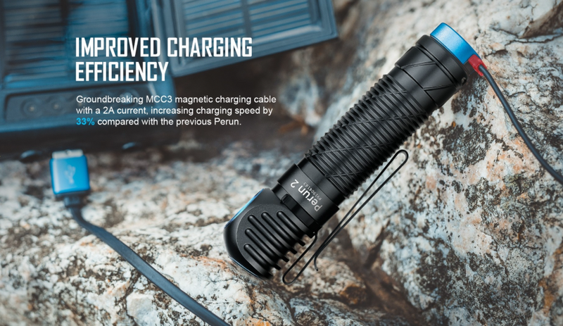 Load image into Gallery viewer, Olight Perun 2 rechargeable 2500 lumen headlamp & right angle LED light Olight