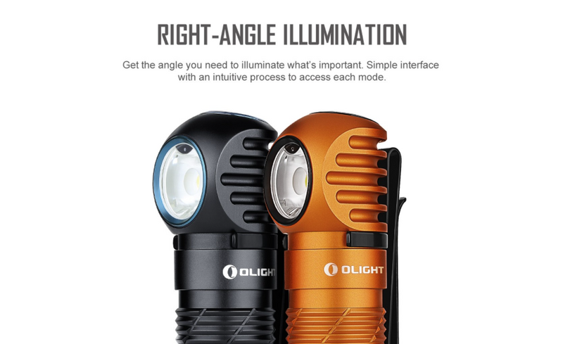 Load image into Gallery viewer, Olight Perun 2 rechargeable 2500 lumen headlamp & right angle LED light Olight