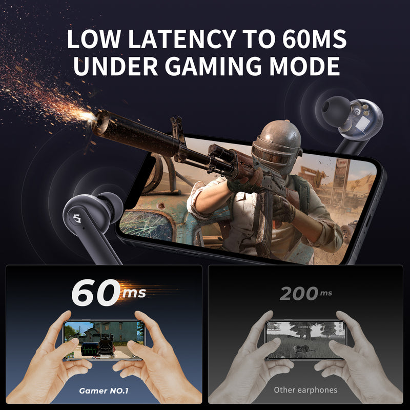Load image into Gallery viewer, SOUNDPEATS Gamer No. 1 True Wireless Gaming Earbuds Soundpeats