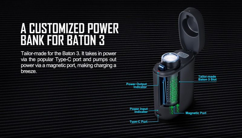 Load image into Gallery viewer, Olight Baton 3 rechargeable torch Premium Edition with wireless charging - compact 1200 lumen Olight