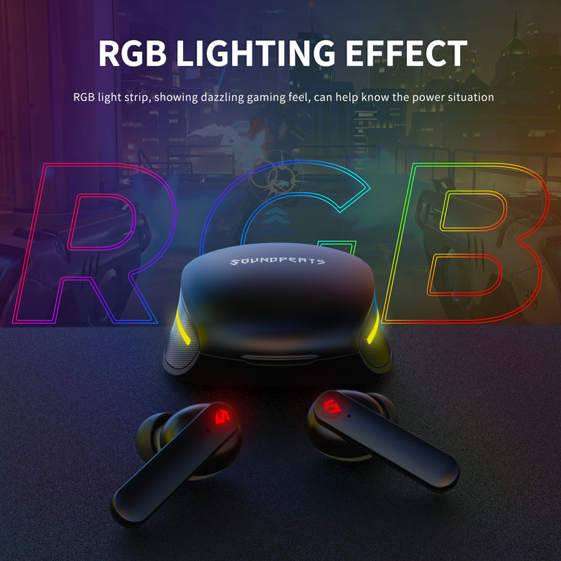 Load image into Gallery viewer, SOUNDPEATS Gamer No. 1 True Wireless Gaming Earbuds Soundpeats