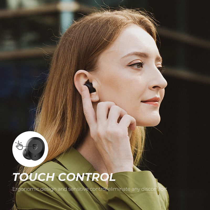 Load image into Gallery viewer, SOUNDPEATS T2 Smart True Wireless Earbuds Hybrid Active Noise Cancelling Soundpeats