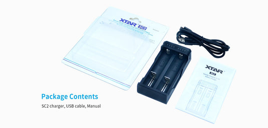 XTAR SC2 Dual bay battery charger XTAR