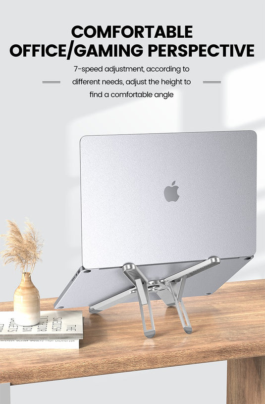 OZIDE Portable Laptop Stand Aluminum Alloy Foldable Computer Stand 10-16
