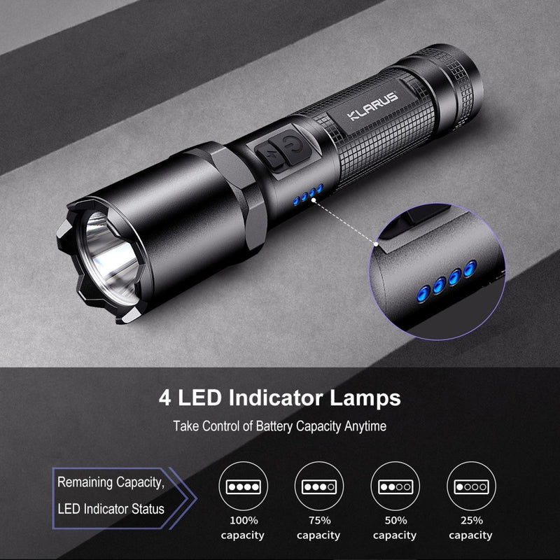 Load image into Gallery viewer, Klarus A1 Compact 1100 Lumen USB-C Rechargeable LED Torch KLARUS
