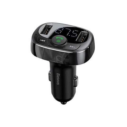 Baseus Car Bluetooth MP3 FM Transmitter Charger - Black KC Outdoors