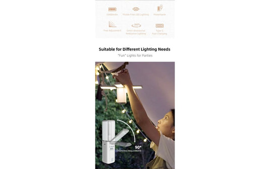 Klarus CL2 Portable Camping Light Warm White KLARUS