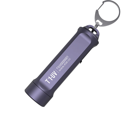 XTAR T1 UV Keychain Light USB Type-C Rechargeable Battery XTAR
