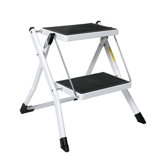 Double Folding Step Ladder Portable RV Accessories Ladder Camper Trailer Parts KC Outdoors
