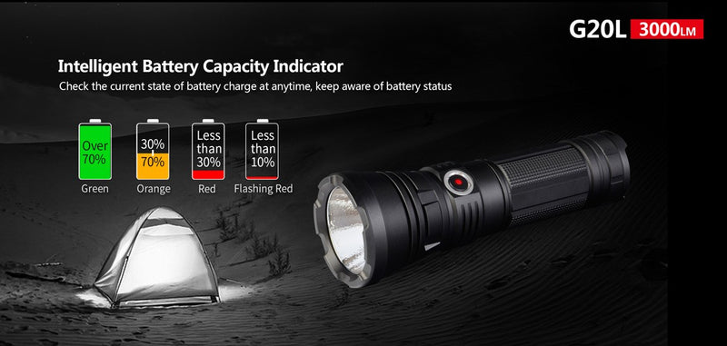 Load image into Gallery viewer, Klarus G20L 3000 lumen search light KLARUS