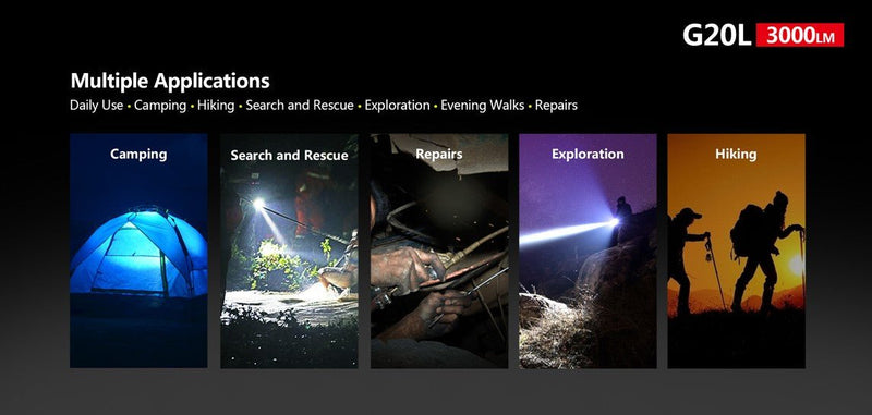 Load image into Gallery viewer, Klarus G20L 3000 lumen search light KLARUS