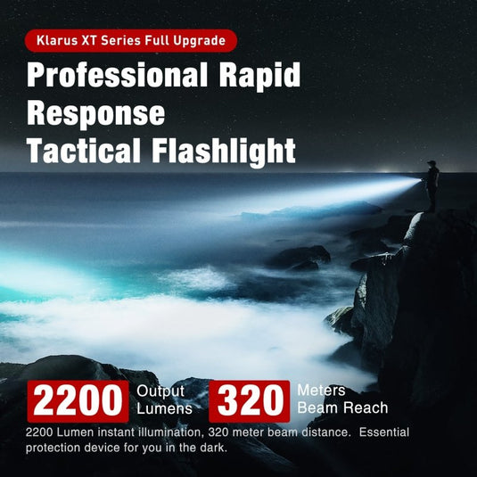Klarus XT11GT Pro Tactical Torch 2200 lumen - KC Outdoors