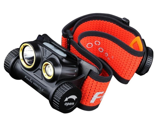 Fenix HM65R-T 1500 lumen Dual Output Rechargeable Spot & Flood LED Headlamp - KC Outdoors
