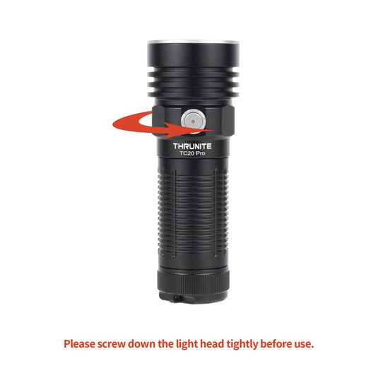 ThruNite TC20 Pro 3294 Lumen 348m Rechargeable LED Torch - KC Outdoors