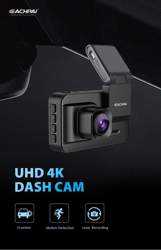 Eachpai K5 4K Dash Cam with WiFi, GPS and Rear Cam KC Outdoors