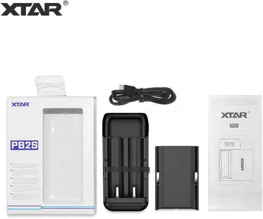 XTAR PB2S Portable Li-ion Battery Charger and Powerbank XTAR