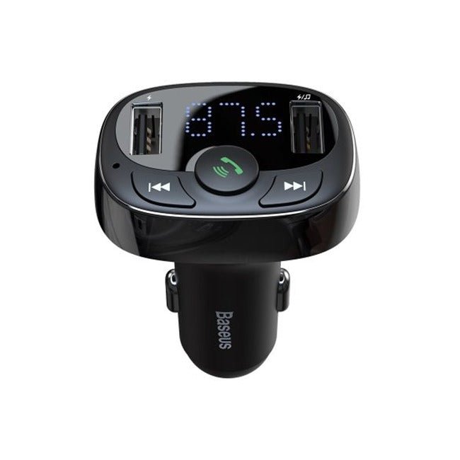 Load image into Gallery viewer, Baseus Car Bluetooth MP3 FM Transmitter Charger - Black KC Outdoors
