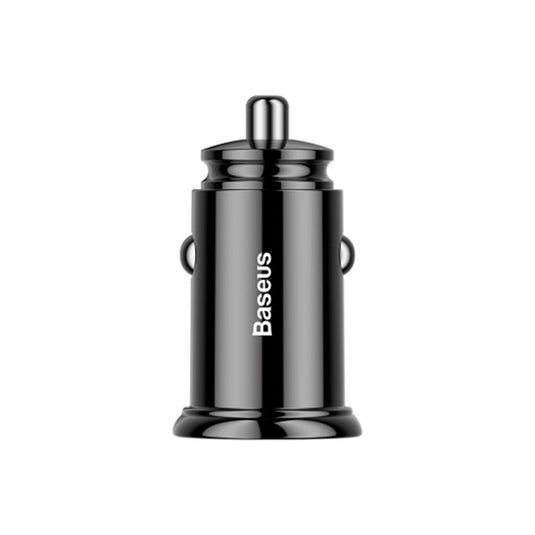 Baseus USB + Type-C PPS 30W Max Car Charger - Black KC Outdoors
