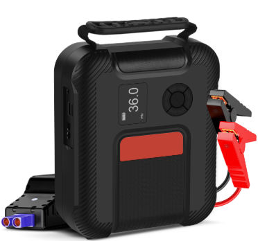 Load image into Gallery viewer, OZIDE 4 in 1 Multifunction Jump Starter with Air Compressor and Power Bank KC Outdoors
