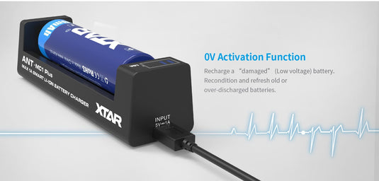 XTAR ANT MC1 Plus Single Bay Battery charger XTAR
