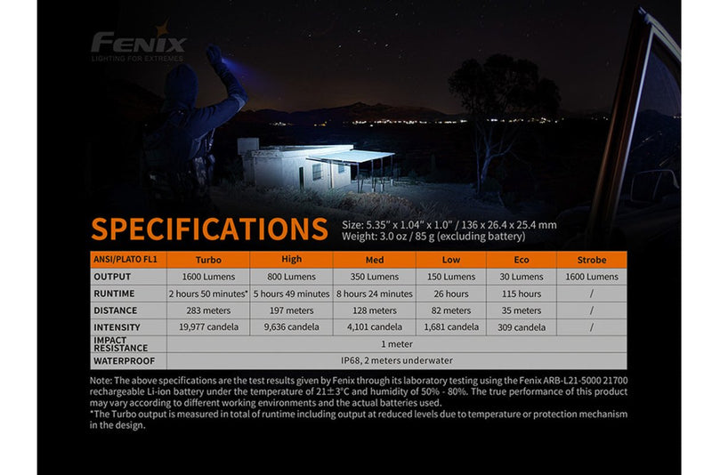 Load image into Gallery viewer, Fenix PD36R 1600 Lumens USB Rechargeable Tactical Flashlight FENIX
