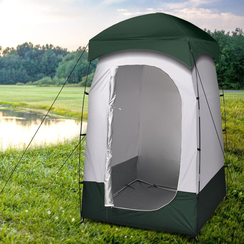 Load image into Gallery viewer, Mountview Camping Shower Toilet Tent Outdoor Portable Tents Change Room Ensuite KC Outdoors
