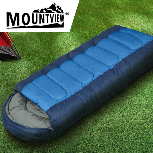 Mountview Sleeping Bag Outdoor Camping Single Bags Hiking Thermal -20 deg Winter KC Outdoors
