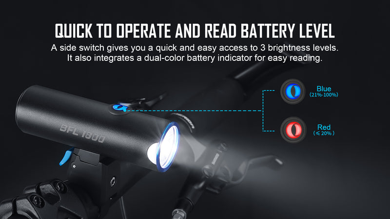 Load image into Gallery viewer, Olight BFL-1800 Rechargeable LED Bike Light 1800 Lumens 210m throw Olight
