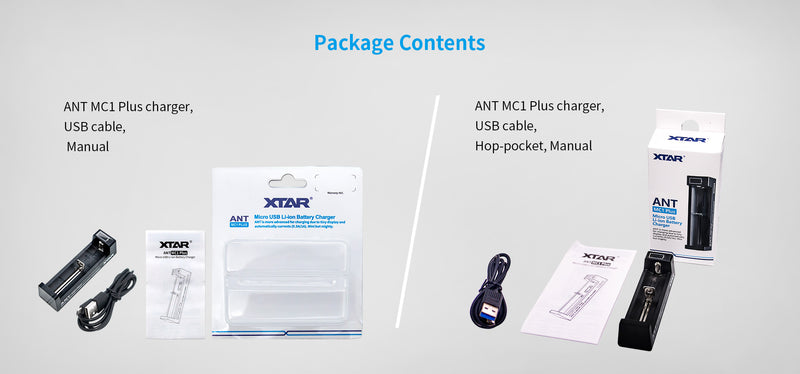 Load image into Gallery viewer, XTAR ANT MC1 Plus Single Bay Battery charger XTAR
