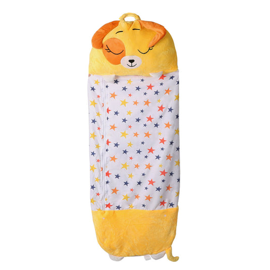 Mountview Sleeping Bag Child Pillow Kids Bags Happy Napper Gift Toy Dog 135cm S KC Outdoors