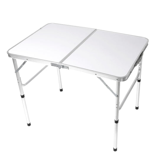 Foldable Camping Table Aluminium Portable Picnic Outdoor Foldable Tables 120CM KC Outdoors