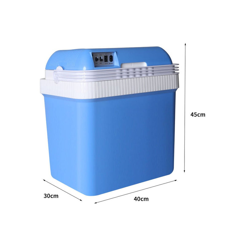 Load image into Gallery viewer, 24L Cool Ice Insulated Box Cooler Cooling Heating Portabl Storage Camping Fridge KC Outdoors
