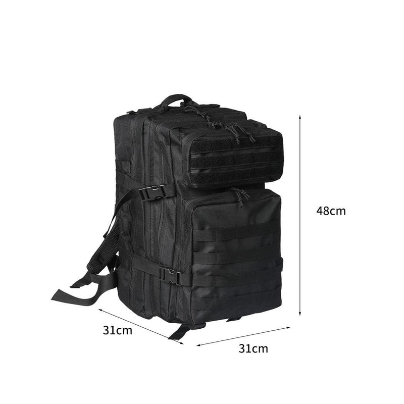 Load image into Gallery viewer, Slimbridge 45L Waterproof Backpack Military Hiking Camping Rucksack Outdoor Black KC Outdoors
