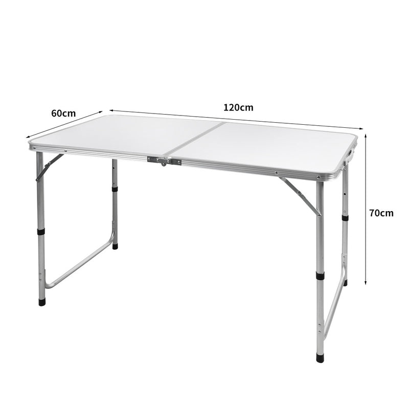 Load image into Gallery viewer, Foldable Camping Table Aluminium Portable Picnic Outdoor Foldable Tables 120CM KC Outdoors

