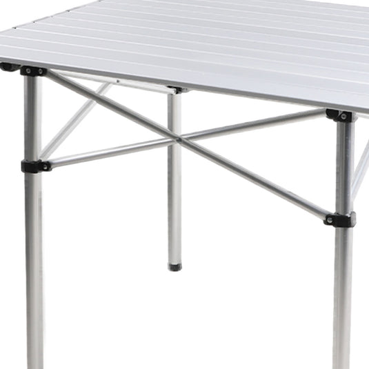 Roll Up Camping Table Folding Portable Aluminium Outdoor BBQ Desk Picnic Tables KC Outdoors