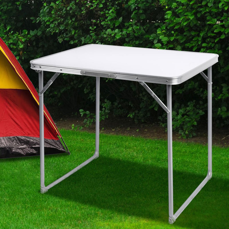 Load image into Gallery viewer, Folding Camping Table Aluminium Portable Outdoor Picnic Foldable Tables BBQ Desk KC Outdoors
