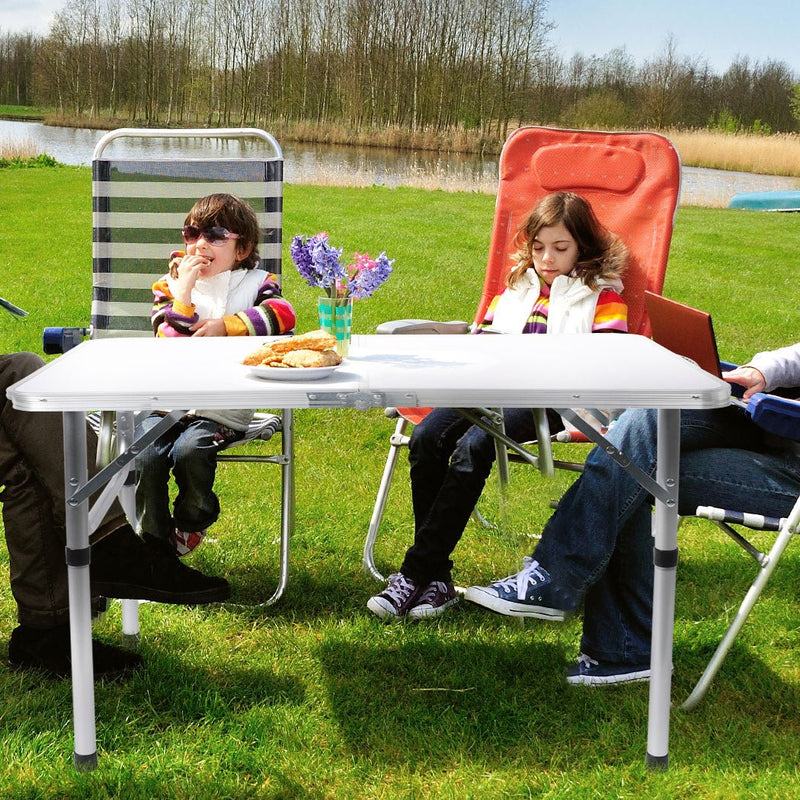 Load image into Gallery viewer, Foldable Camping Table Aluminium Portable Picnic Outdoor Foldable Tables 120CM KC Outdoors

