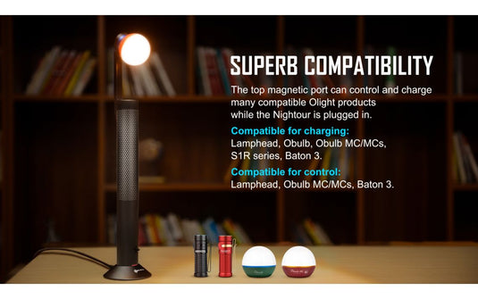 Olight Nightour 90 Lumen Table Lamp with RGB LEDs Olight