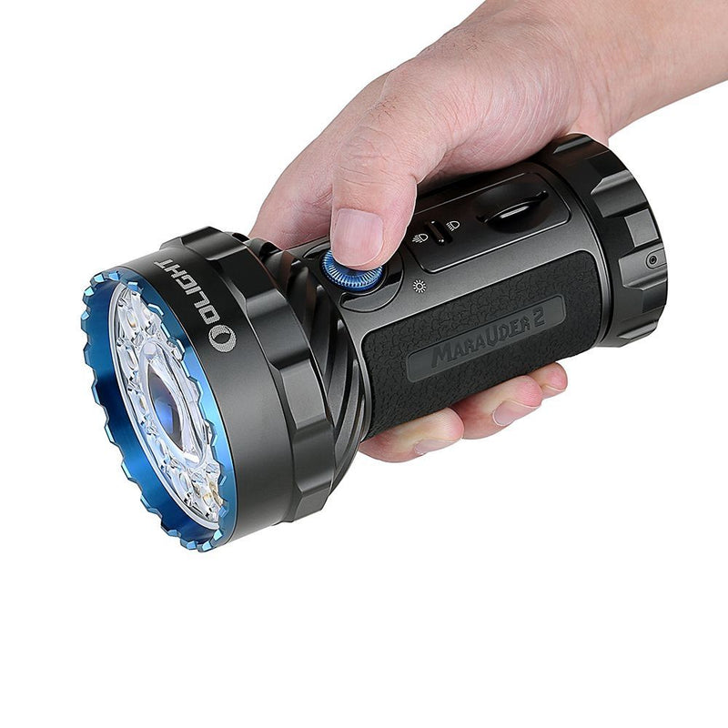 Load image into Gallery viewer, Olight Marauder 2 14000 lumen LED Torch 800m Spotlight and Floodlight KC Outdoors
