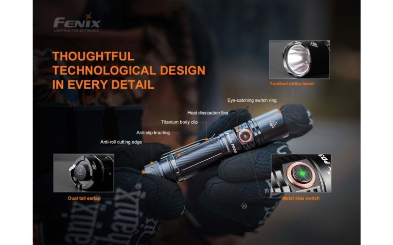 Load image into Gallery viewer, Fenix PD35 V3.0 1700 lumen 357m throw tactical LED torch - KC Outdoors
