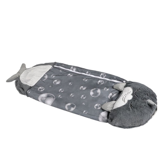 Mountview Sleeping Bag Child Pillow Kids Bags Happy Napper Gift Shark 135cm S - KC Outdoors