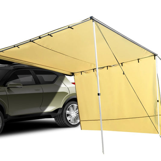 Mountview 2.5x3M Car Side Awning Extension Roof Rack Covers Tents Shades Camping - KC Outdoors