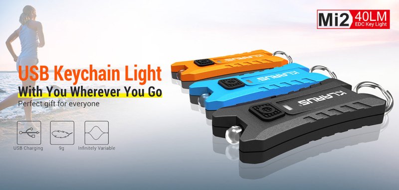 Load image into Gallery viewer, Klarus Mi2 Tiny 40 Lumen Keychain Light USB Rechargeable - KC Outdoors
