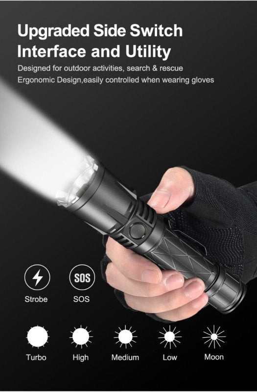 Klarus XT21X Pro 4400 lumen 336m rechargeable torch - KC Outdoors