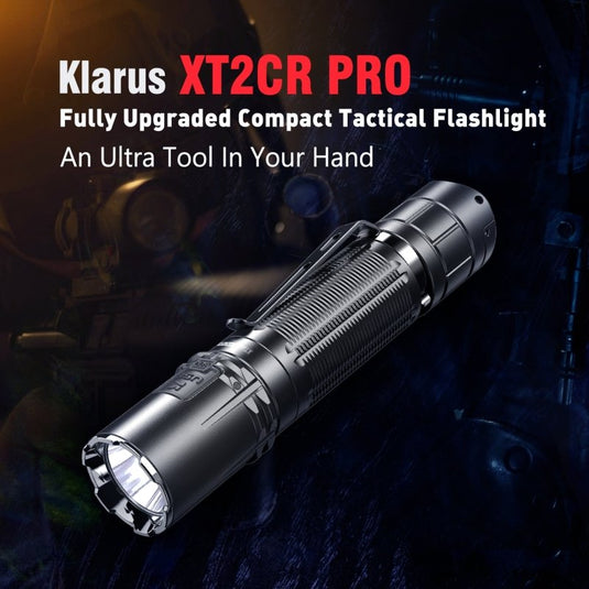 Klarus XT2CR PRO 2100 lumen tactical torch - KC Outdoors
