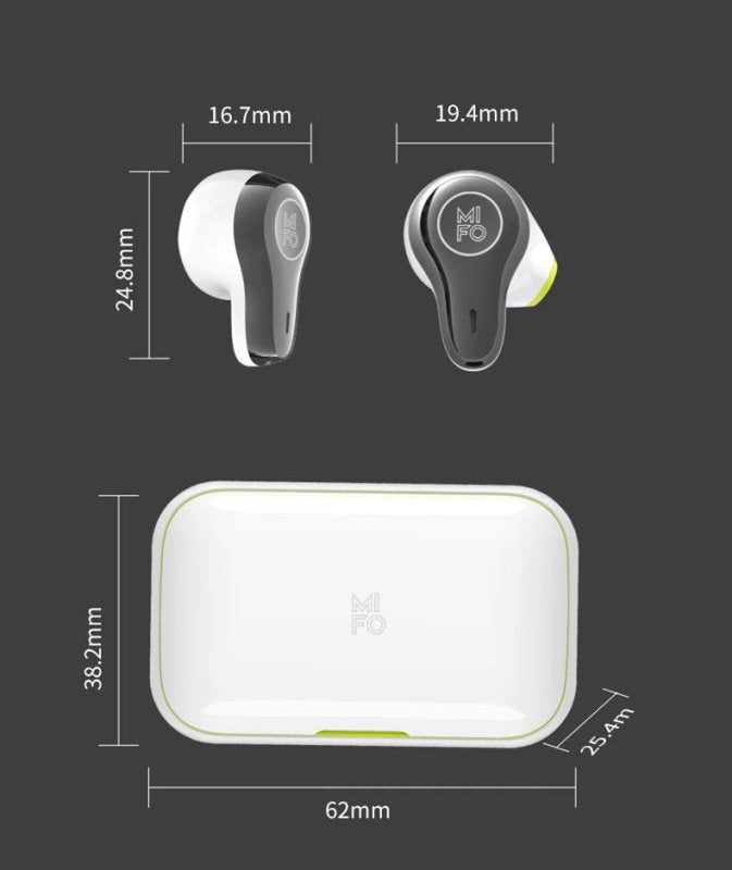 Load image into Gallery viewer, Mifo O3 Smart True Wireless Earbuds Gaming Earphones Grey Bluetooth 5.0 - KC Outdoors
