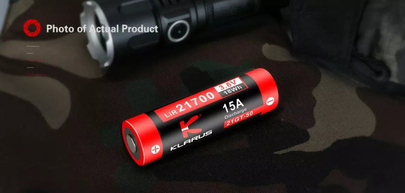 Load image into Gallery viewer, Klarus 21700 Rechargeable 3.6V Li-ion 5000mAh Battery - KC Outdoors
