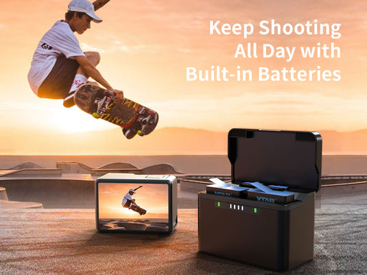 XTAR GP2 5200mAh 3A Fast Wireless Charging Box for GoPro Hero 10 Hero 9/8/7/6/5 KC Outdoors